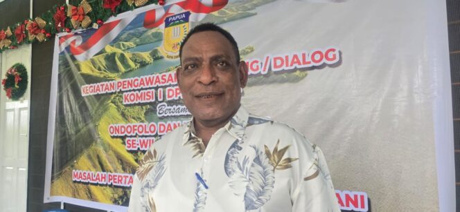 
 Anggota DPRP Papua Benhur Yudha Wally Soroti Maraknya Persoalan Hak Ulayat Di Sentani 