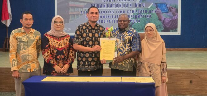 
 Teken MoU, Diskominfo Jayapura Jalin Kerjasama Dengan Uniyap Papua 