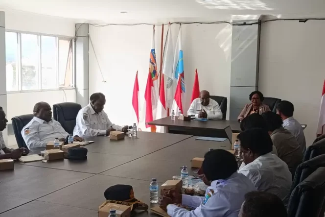 
 Pemprov Papua Pegunungan Sambut Kehadiran dan Koordinasi Pembentukan Komisi Informasi