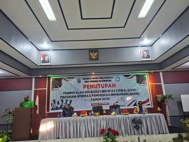 
 Pemprov Papua Pegunungan Resmi Lepas Siswa ADEM 2026, Pesan Tegas: Raih Gelar Sarjana dan Kembali Membangun Daerah